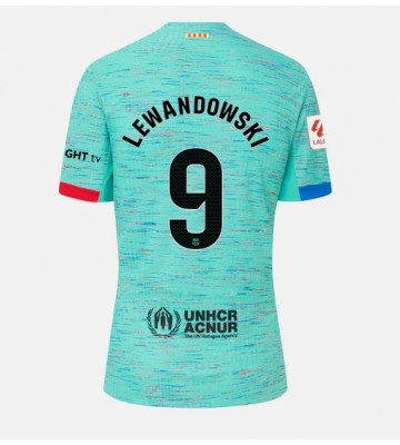 Barcelona Robert Lewandowski #9 Koszulka Trzecich Kobiety 2023-24 Krótki Rękaw